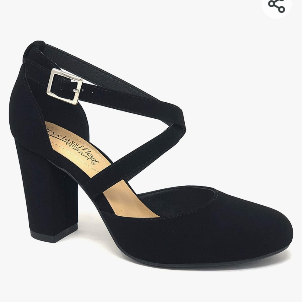 City Classified Black Heels